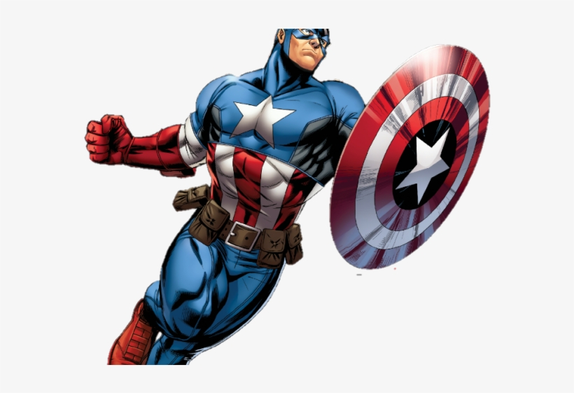 Captain America Png Transparent Images - Captain America Avengers Assemble Comic, transparent png download