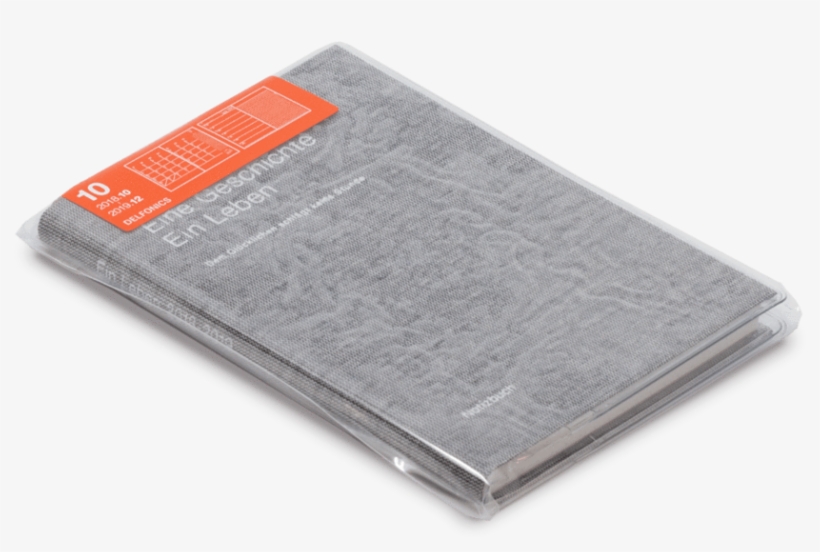 Delfonics Japan 2019 Diary A6 Linen Chambray Grey - Book Cover, transparent png download