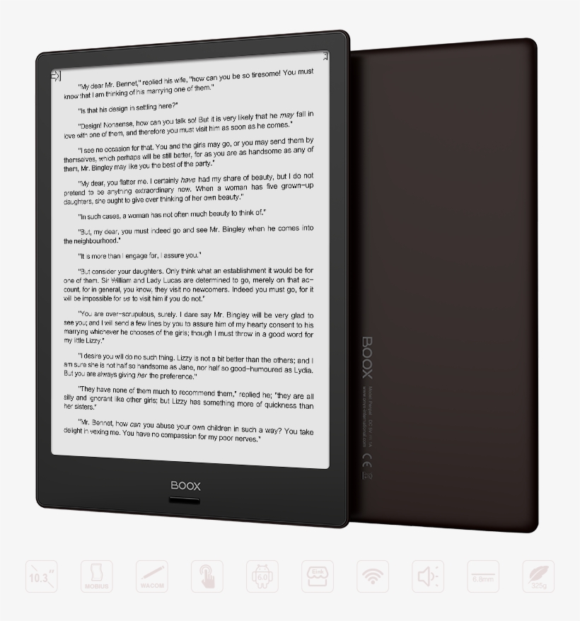 Onyx Boox Note - Onyx Boox, transparent png download