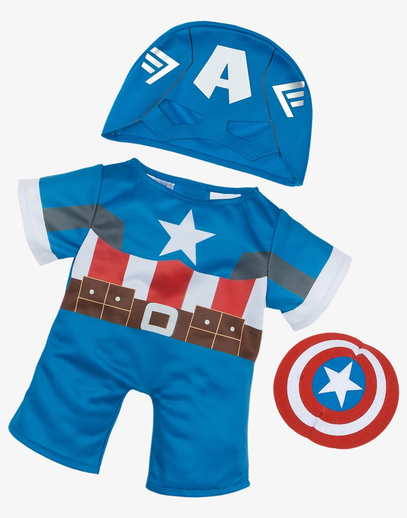 21626disfraz Capitán America - Build A Bear Captain America, transparent png download