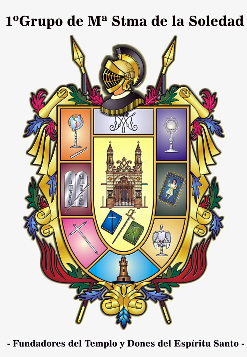 Primero De La Soledad - Escudo Corporacion Espiritu Santo, transparent png download