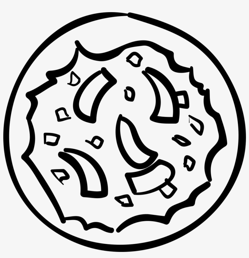 Png File Svg - Pizza Black And White Transparent Background, transparent png download