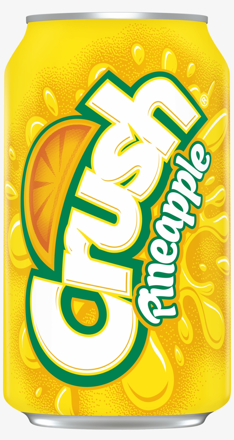 Crush Pineapple - Carbonated Soft Drinks, transparent png download