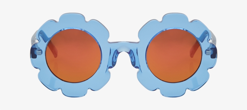 Blue Jelly Pixie Sunglasses - Circle, transparent png download