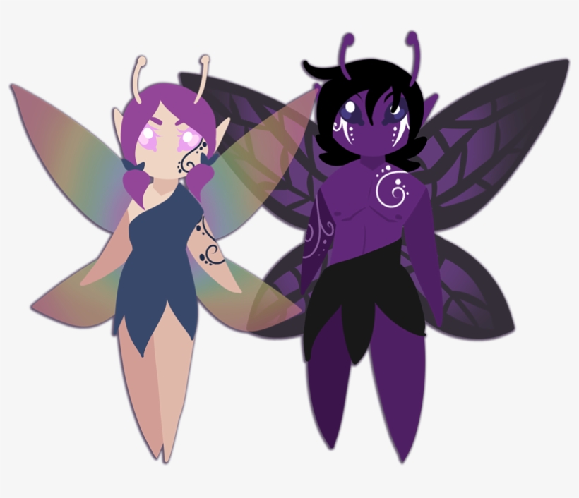 An Example Of A Human Toned Female, And A Mythic Toned - Fairy, transparent png download