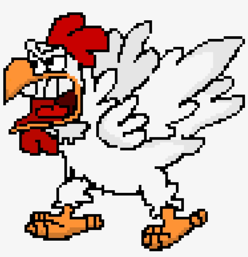 Chicken - Enemy - Pixel Chicken Png, transparent png download