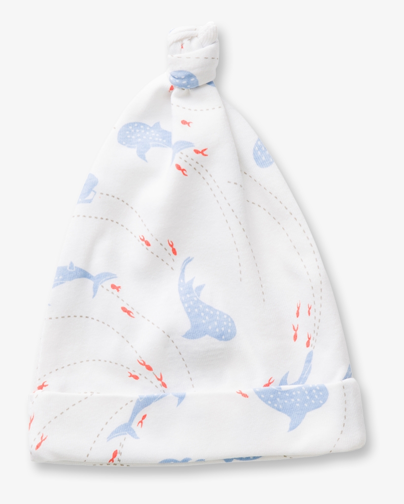 Whale Shark Knotted Hat - Beanie, transparent png download
