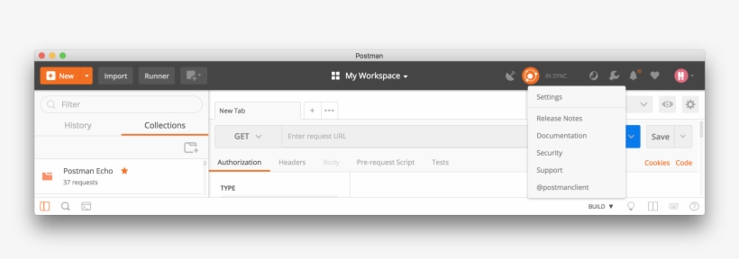 Settings Dropdown - Postman Settings, transparent png download