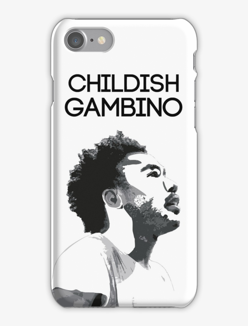 Childish Gambino Outline Iphone 7 Snap Case - Mobile Phone Case, transparent png download