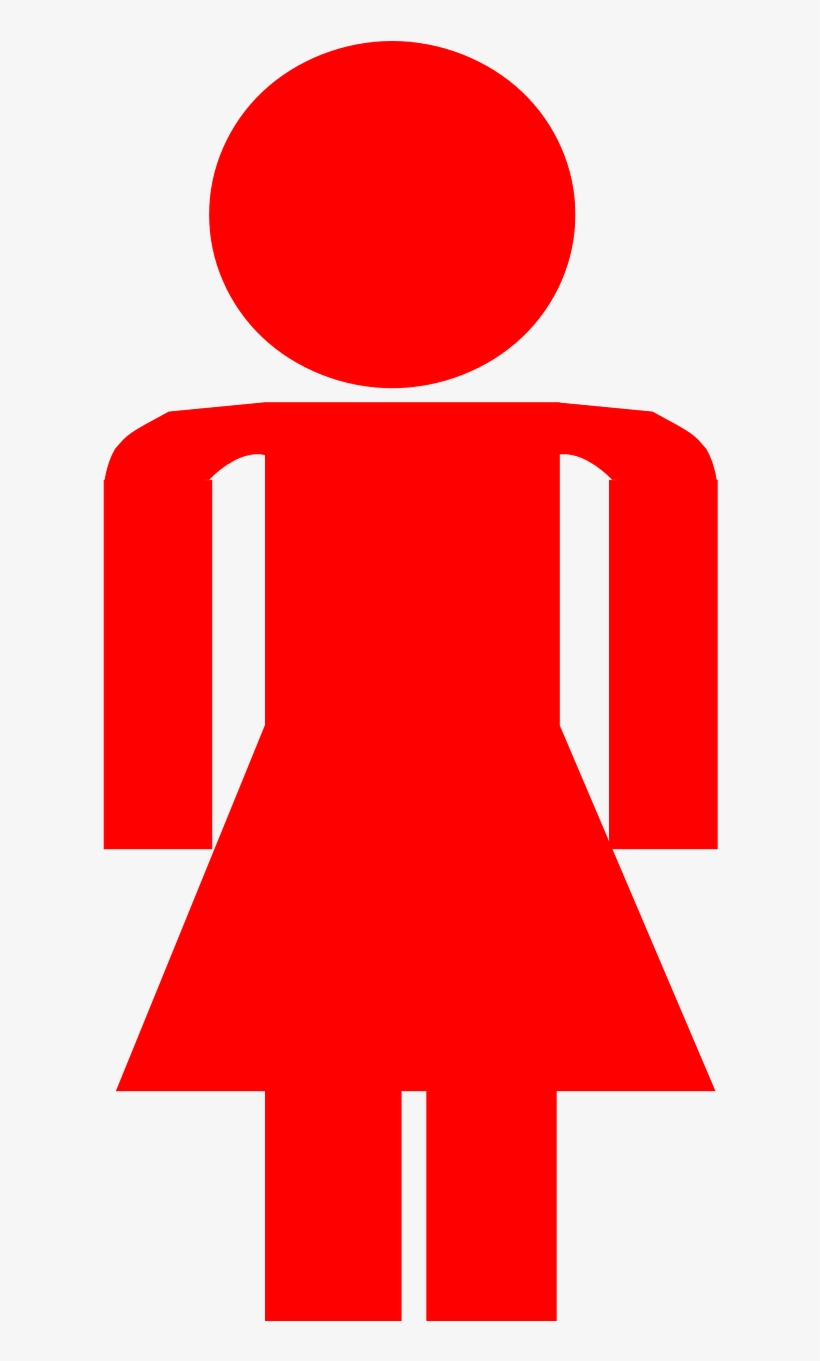 Woman Female Pictogram Bathroom Png Image, transparent png download