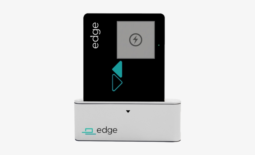 Edge In Charger Teal Logo And Arrows - Gadget, transparent png download