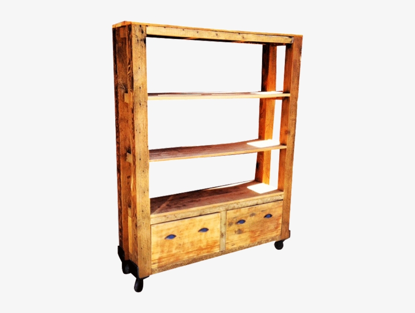 The Barge Factory Cart - Bookcase, transparent png download