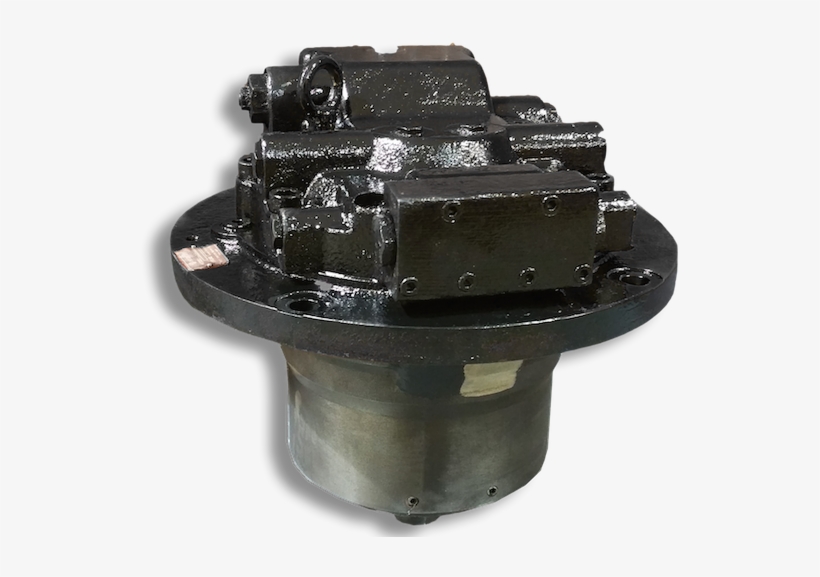 Excavator Major Componets Propel Motors - Machine, transparent png download