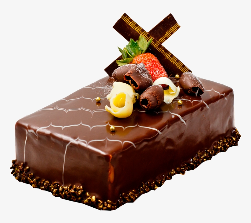 Rich Dark Chocolate Cake - Chocolate, transparent png download