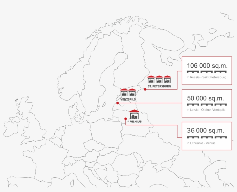 Warehouse Network - Girteka Saint Petersburg, transparent png download
