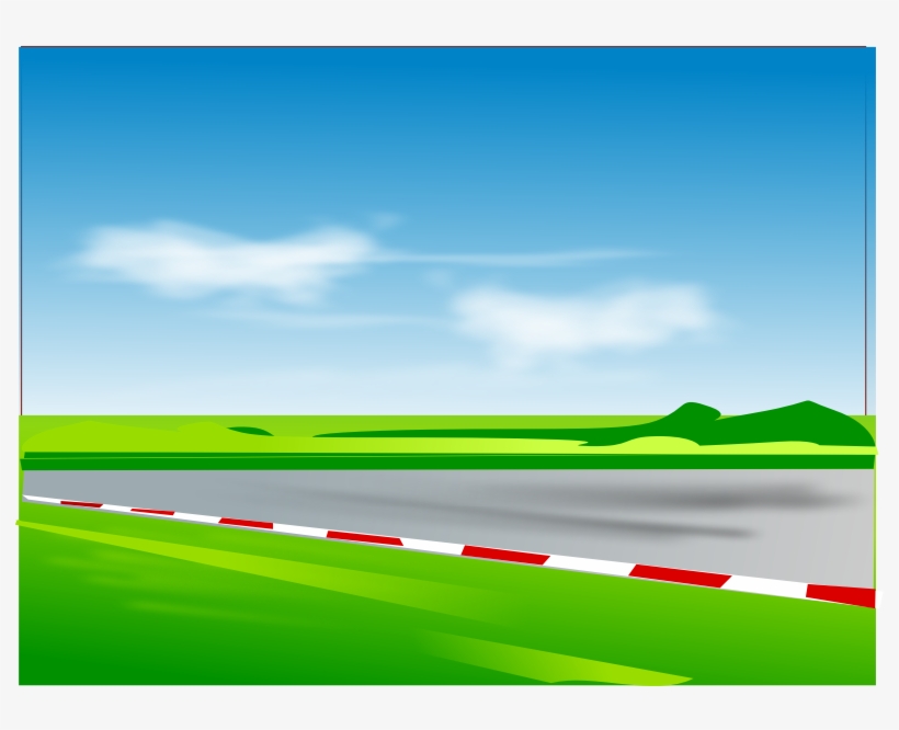 Free Scenery Pictures Download - Racetrack Clipart, transparent png download