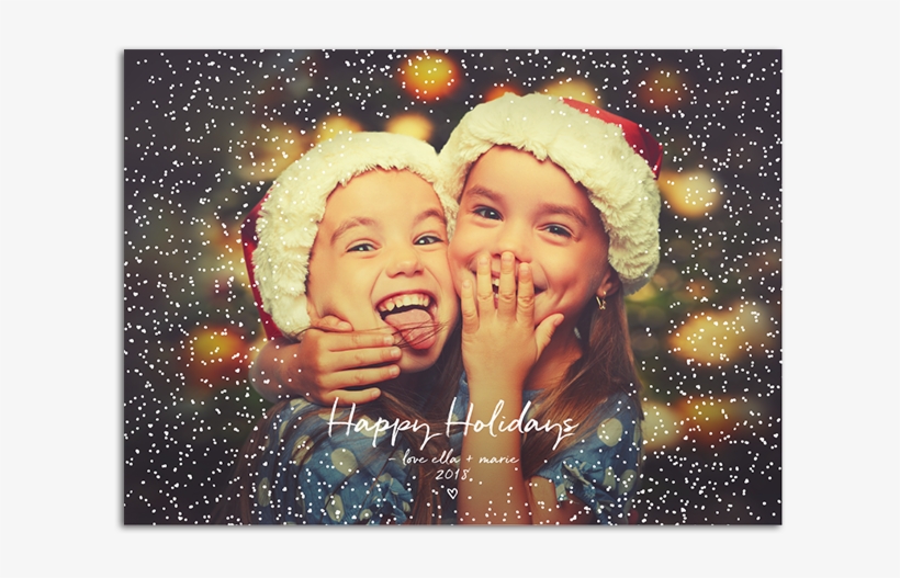 Snowy Holiday From $2 - Christmas Card Ideas Twins, transparent png download
