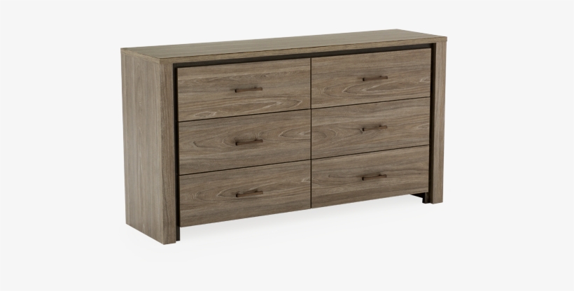 Image For 6 Drawer Dresser - Dresser, transparent png download