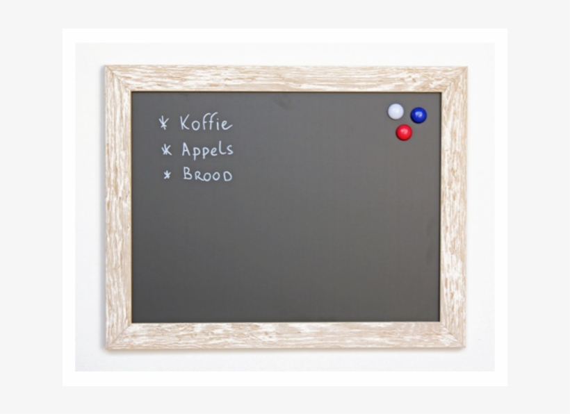 Chalkboard, Wood, 59x79cm, White/cream - Circle, transparent png download