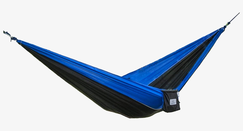 Portable Nylon Fabric Travel Camping Hammock - Hammock, transparent png download