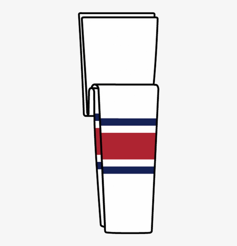 Knit Retro Nhl Pattern Socks - Ice Hockey, transparent png download