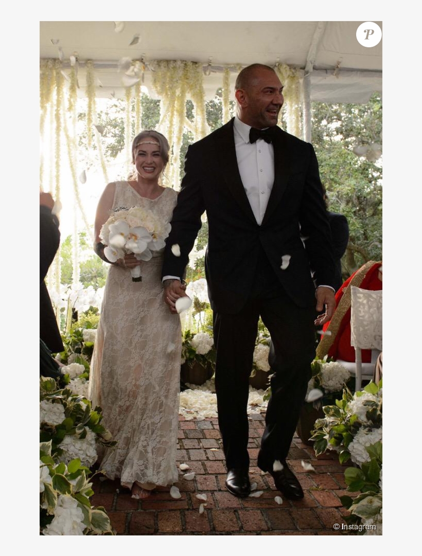 Dave Bautista A Épousé Sa Belle Sarah - David Bautista Sarah Jade, transparent png download