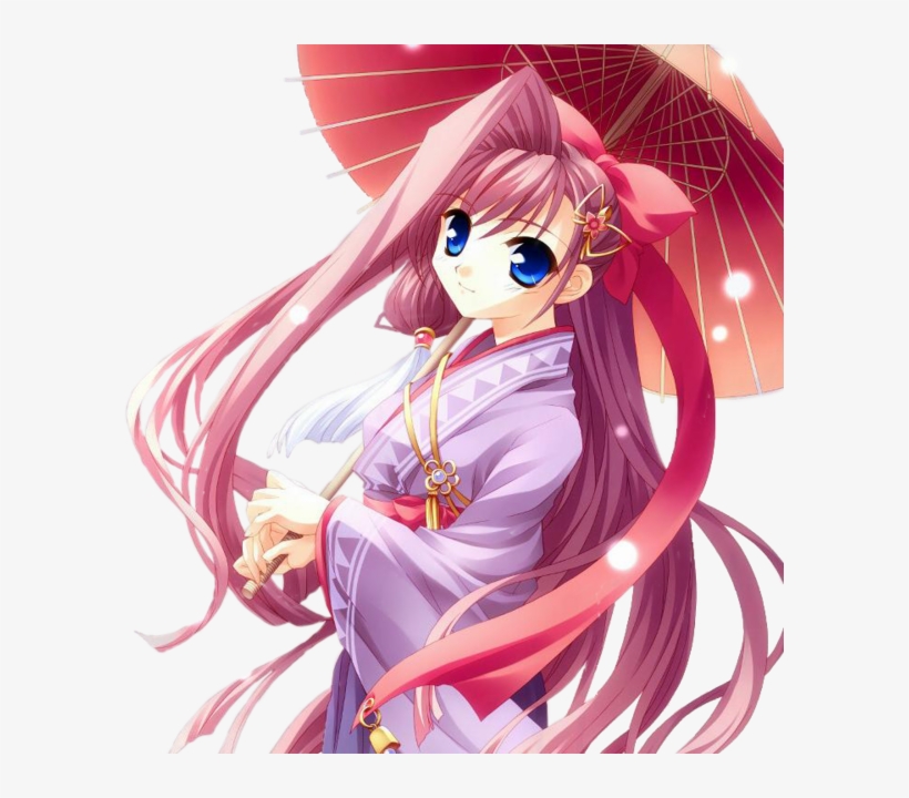 Kawaii Deshou - Cherry Blossom Cute Anime, transparent png download