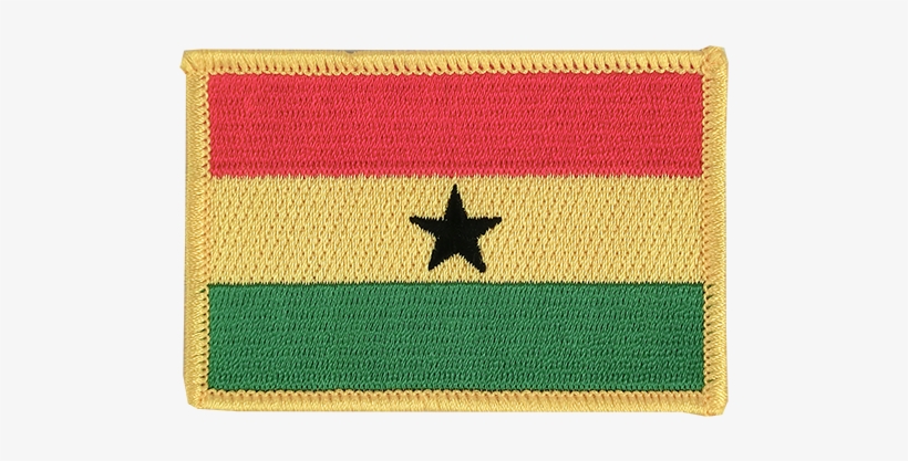 Flag Patch Ghana - Ghana Flag Embroidery, transparent png download