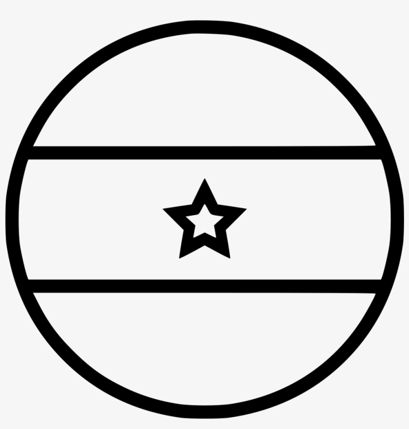 Country Flag Ghana Comments - Indian Flag Black And White Outline, transparent png download