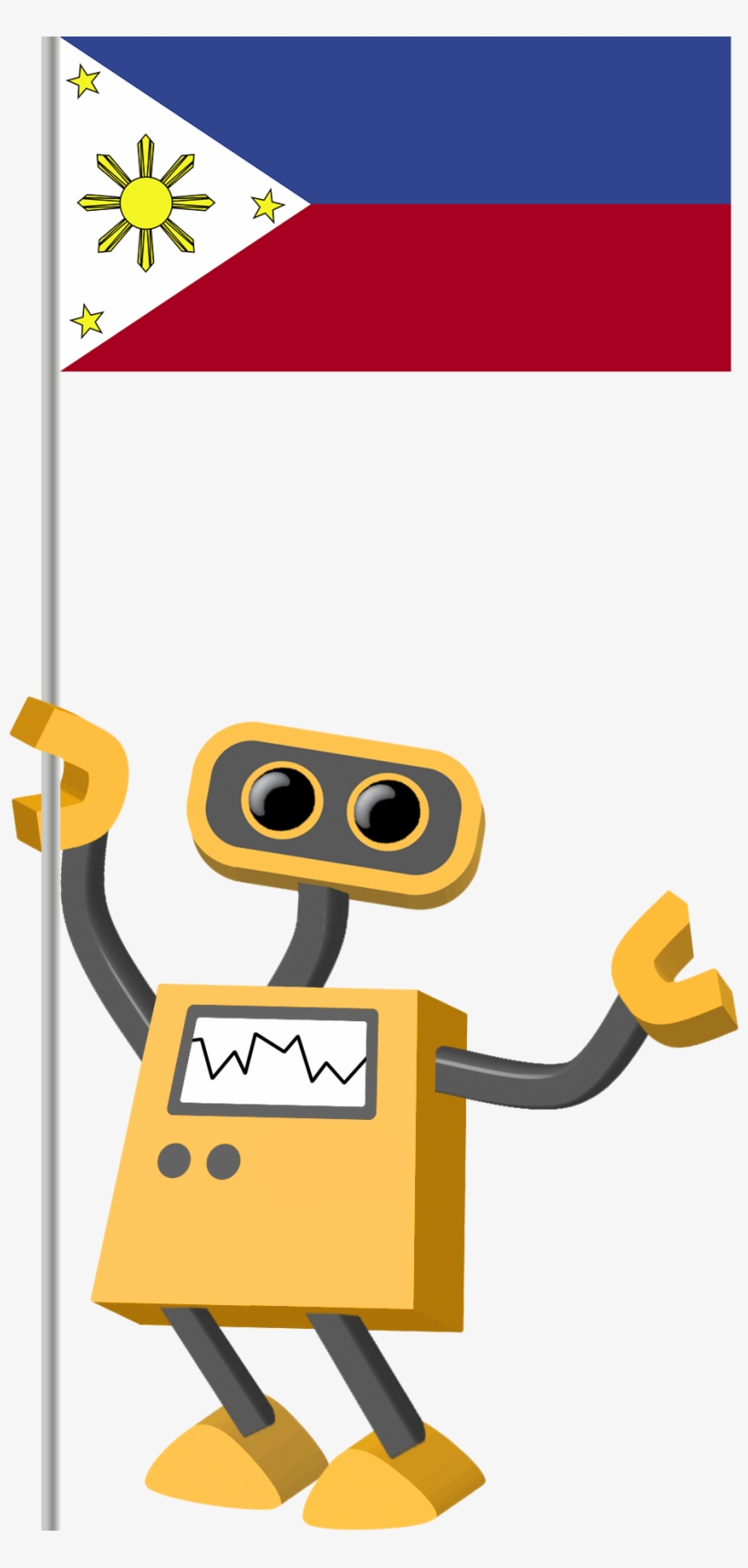 Flag Bot, Philippines - Philippine Flag, transparent png download