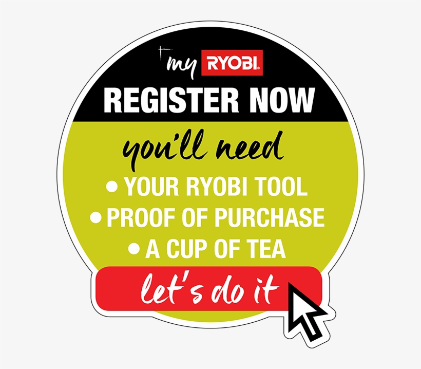 Myryobi Registration - Large - Circle, transparent png download