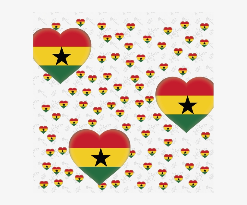Ghana Flag Printed Bandana - Illustration, transparent png download