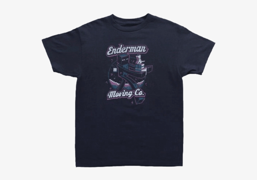 Mens Premium Enderman Moving Company T Shirt - Mr Wolf T Shirt, transparent png download