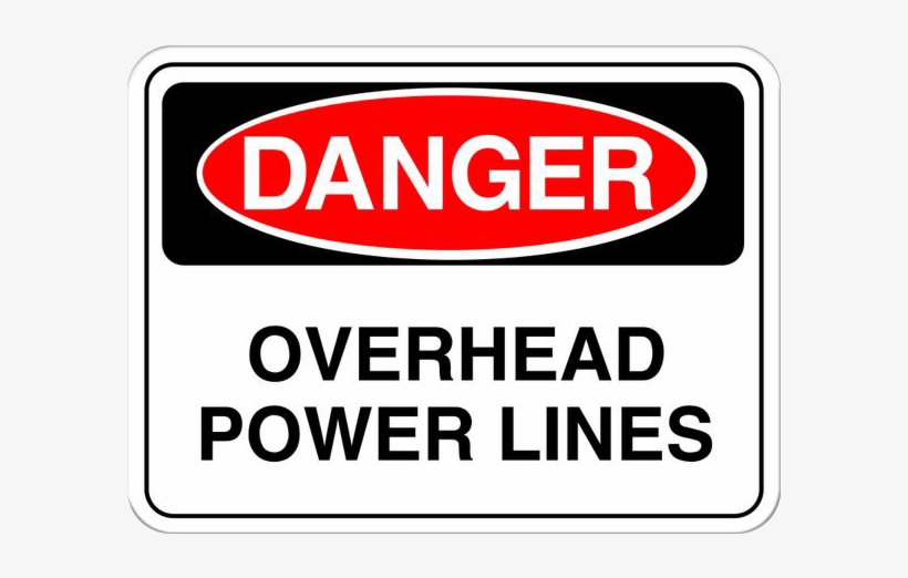 Overhead Power Lines - Oval, transparent png download