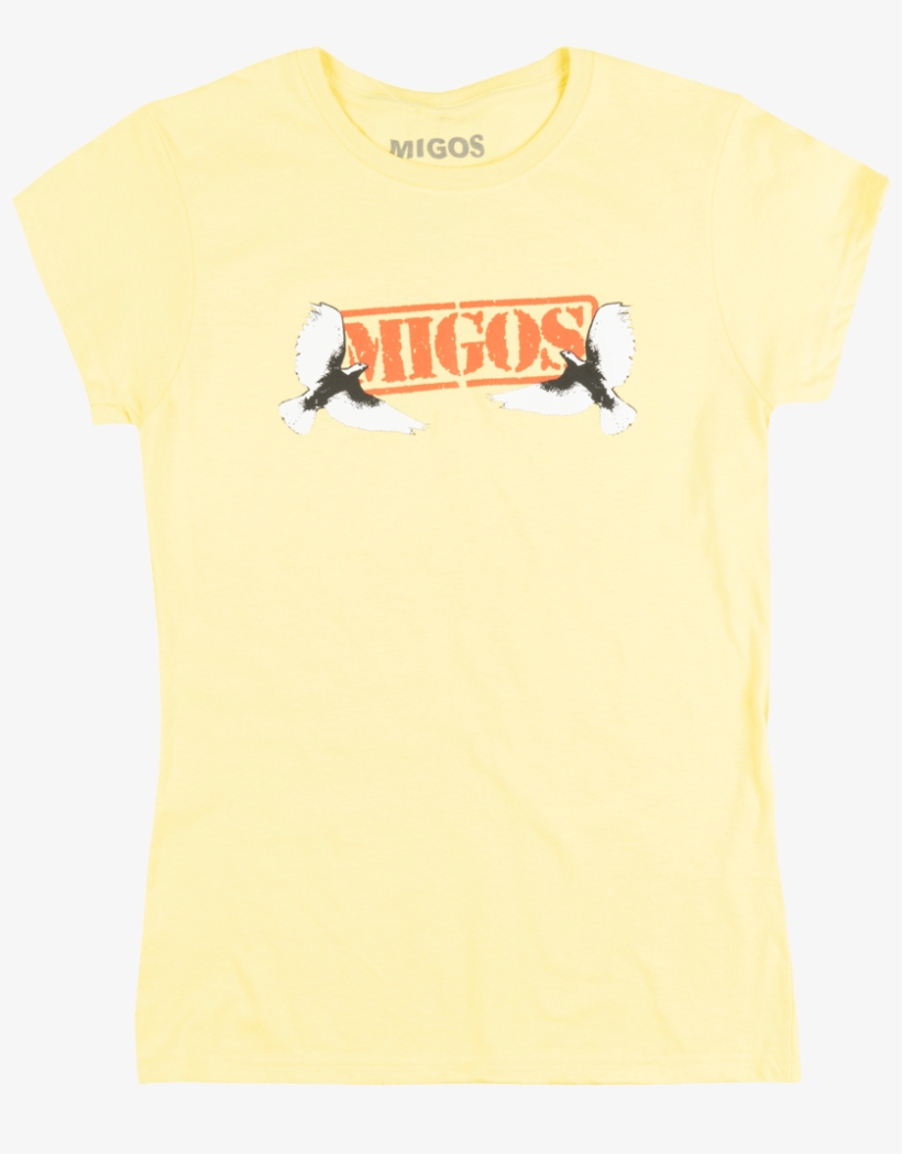 Migos Culture Ii Doves T-shirt Offset Quavo Takeoff - Active Shirt, transparent png download