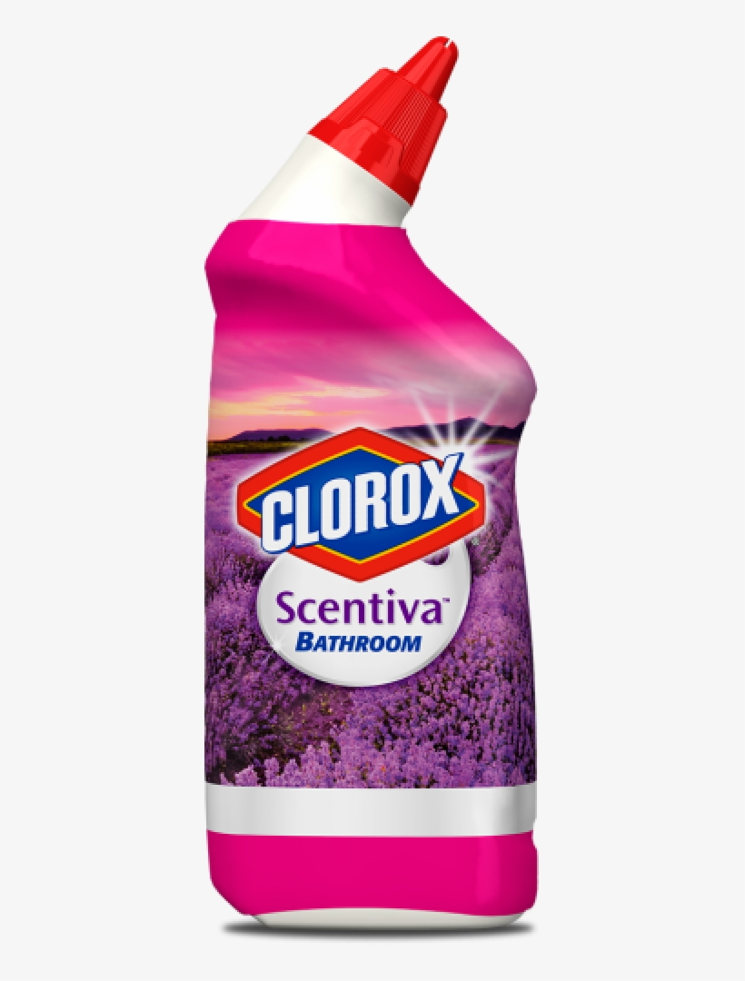 Clorox Scentiva Toilet Cleaning Gel - Clorox Clinging Bleach Gel, transparent png download