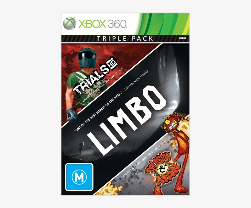 Limbo, Trials Hd, Splosion Man - Pc Game, transparent png download