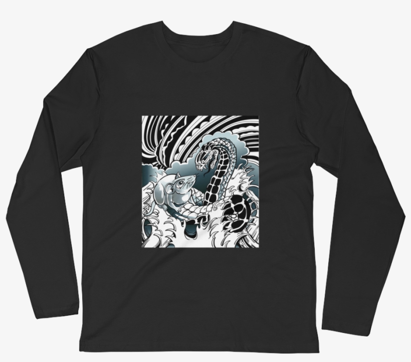 Ying Yang Rodent Long Sleeve T-shirt - Aj Styles Shirt, transparent png download
