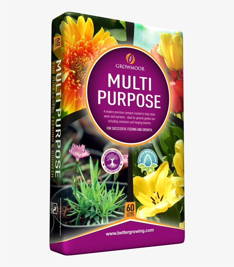 Multi-purpose - Growmoor Multi Purpose Compost, transparent png download