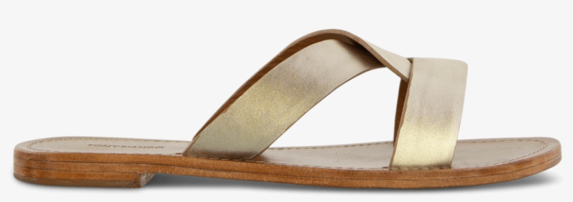 Foxy Platinum Nappa Metallic Default - Slide Sandal, transparent png download