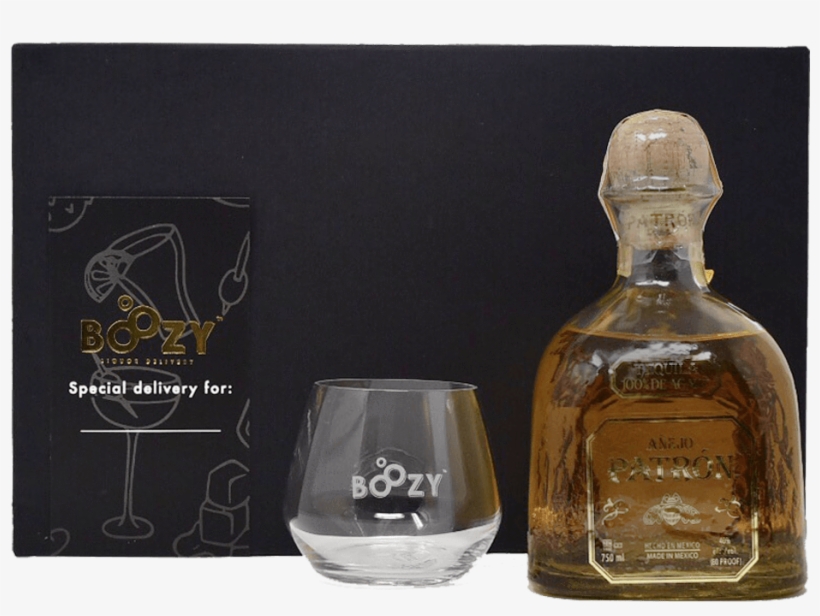 Patron Anejo 750ml - Glass Bottle, transparent png download