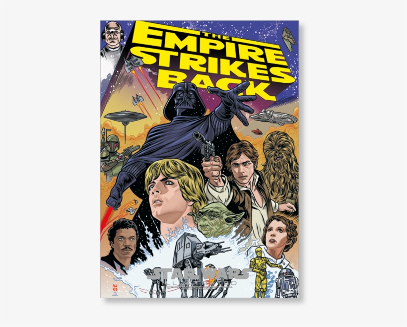 Star Wars Artist Movie Poster - Comic Book, transparent png download