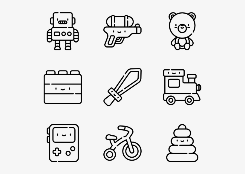 Children Toys - Free Work Icons, transparent png download