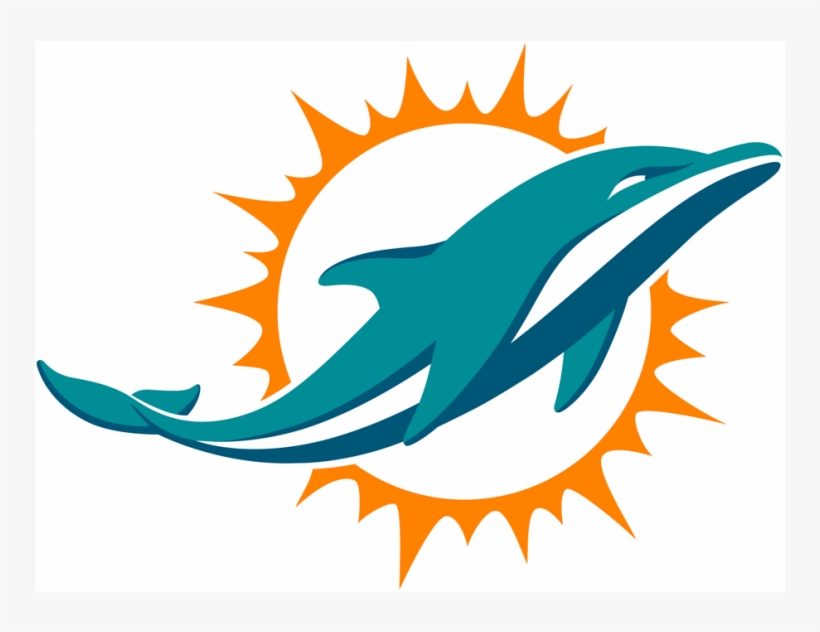 Miami Dolphins Iron On Stickers And Peel-off Decals - Miami Dolphins Logo, transparent png download