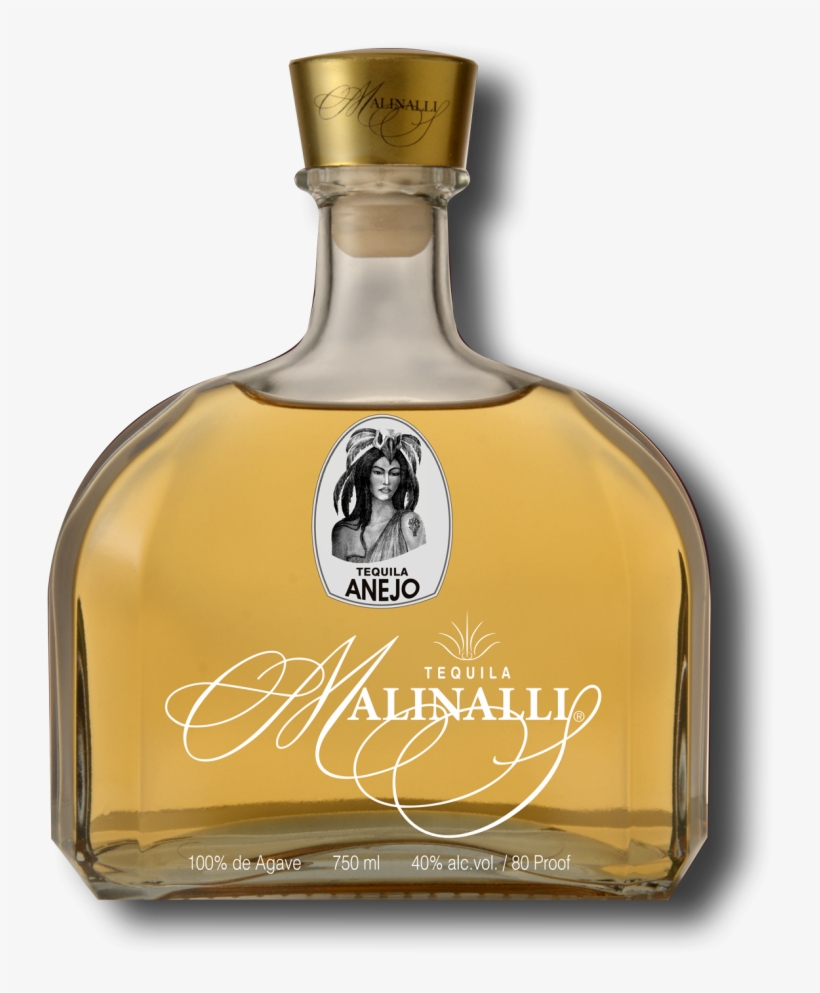 Malinalli Anejo - Glass Bottle, transparent png download