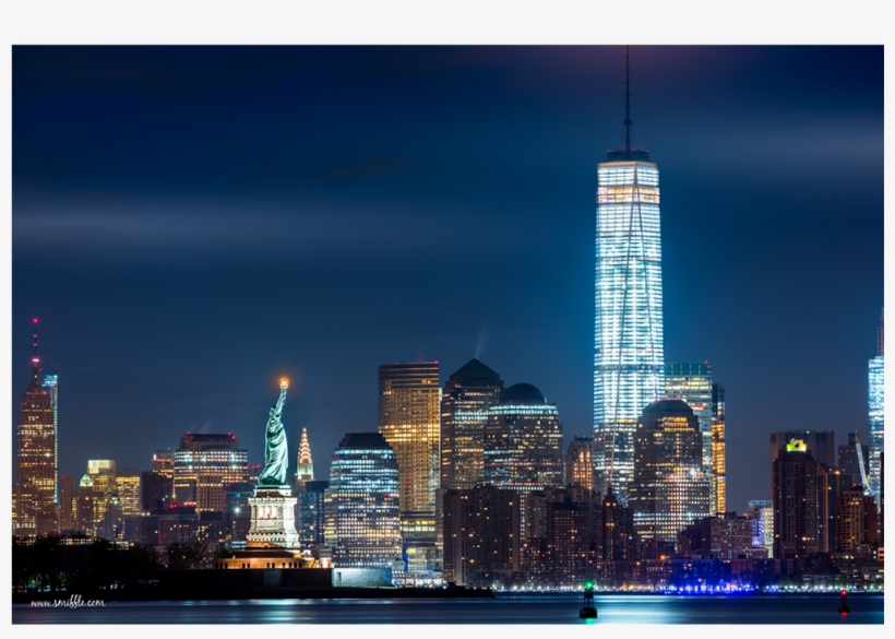 Statue Of Liberty & 1 World Trade Centre, transparent png download