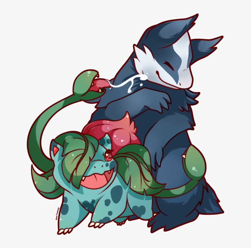 Ivysaur And Typhlosion By Seviyummy - Cartoon, transparent png download