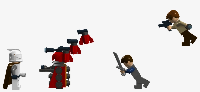 Clone Gunner Commander Jedi's Dalek Assault - Assault Rifle, transparent png download