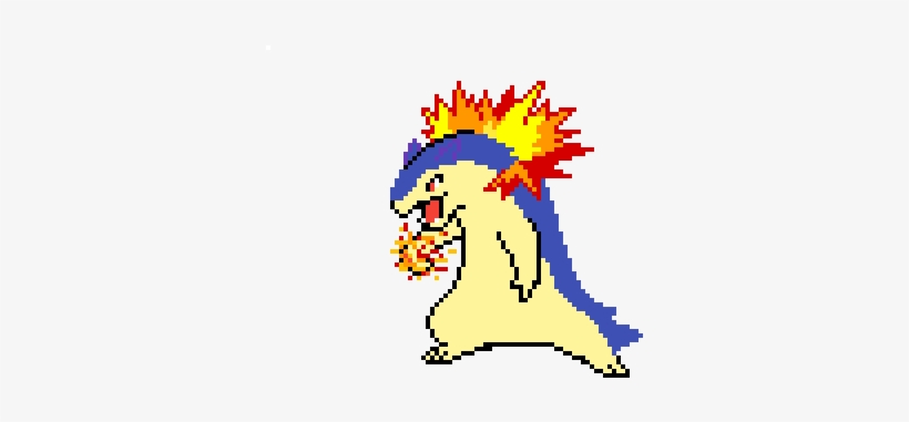 Typhlosion's Fire Punch - Cartoon, transparent png download