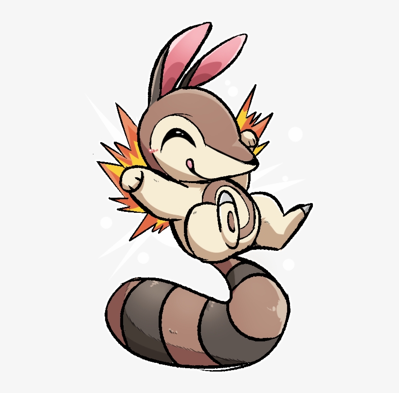 Risen Is A Typhlosion Furret Thing, So When He Was - Cartoon, transparent png download